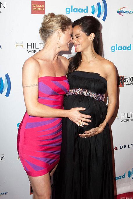 sherri saum y teri polo en los glaad 2014