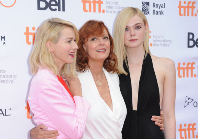 Naomi Watts, Susan sarandon y Elle Fanning son las protagonistas del filme "About Ray" que se presentó oficialmente en en El TIFF de Toronto este 2015.